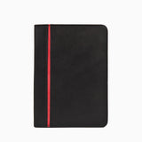 RFID Blocking Passport Case in Black with Redline