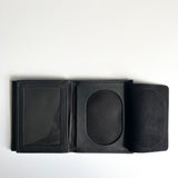 A premium Rogue Industries Leather Badge Holder Wallet, designed as a badge holder for first responders, on a white surface.