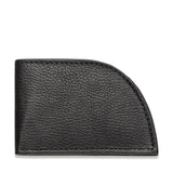 A black premium cowhide Baxter Belt and Made in Maine Rogue Wallet Bundle with stitching.