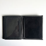 A premium Rogue Industries Leather Badge Holder Wallet, designed as a badge holder for first responders, on a white surface.