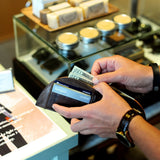 Rogue Front Pocket Wallet in Ballglove in Use