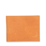 A Heritage Wallet in Baseball Glove Leather by Rogue Industries on a white background.