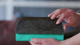 RFID Blocking Clutch - Ostrich Print